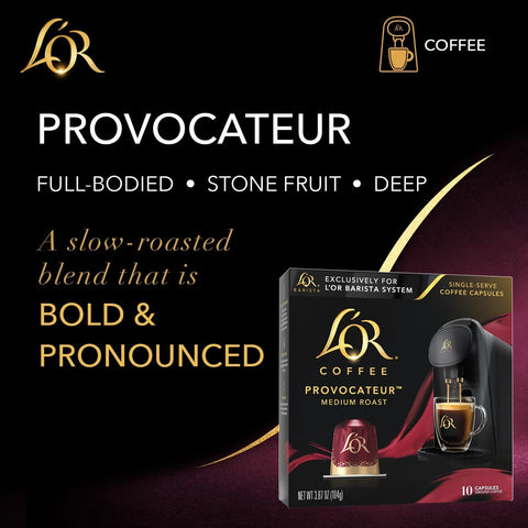 L'OR Provocateur Coffee Capsules