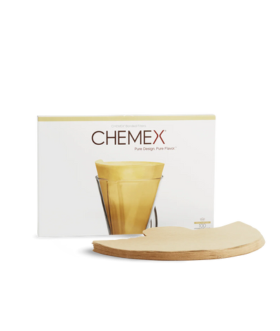 Chemex Bonded Filters Unfolded Half Moon