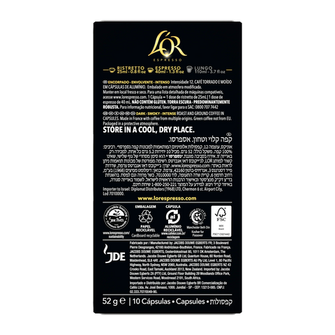 L'OR Onyx Espresso Capsules