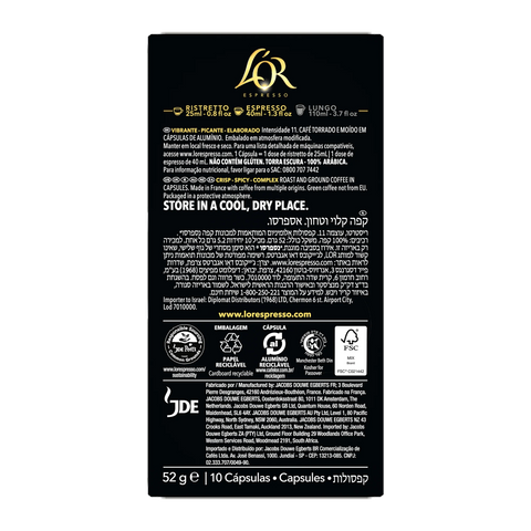 L'OR Ristretto Decaffeinato Espresso Capsules